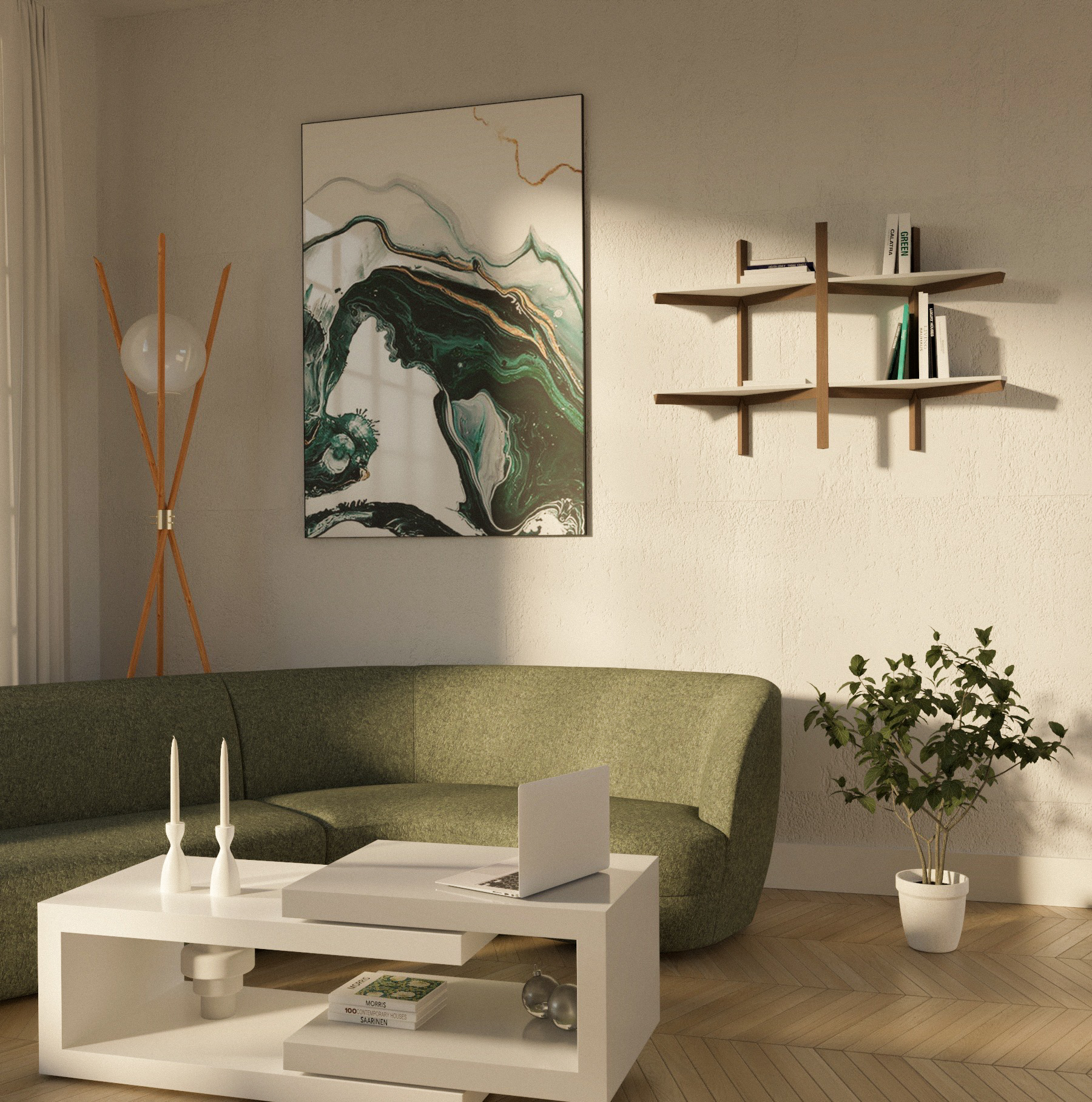 Sala de estar moderna